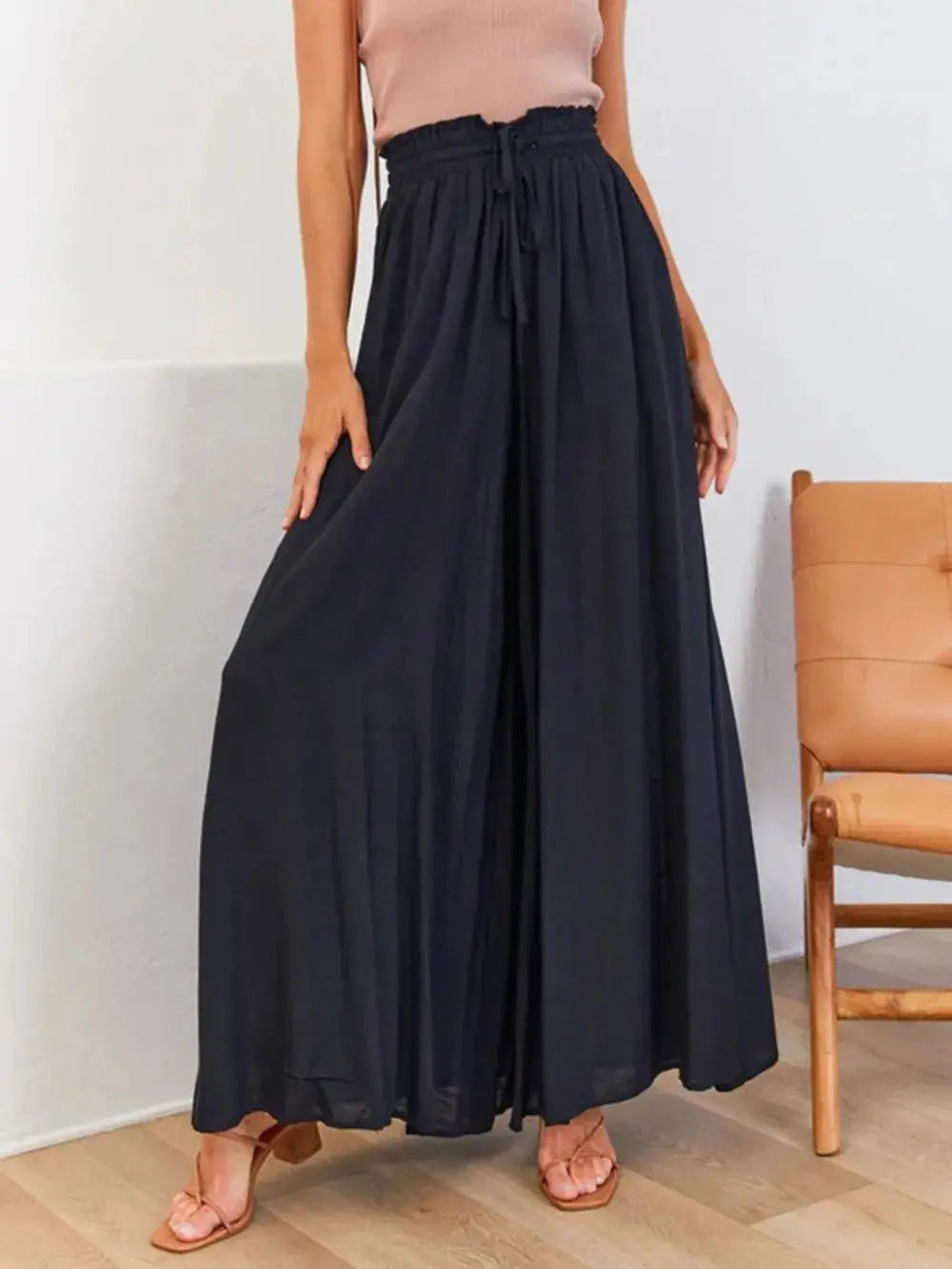High Waist Wide Leg Pants.