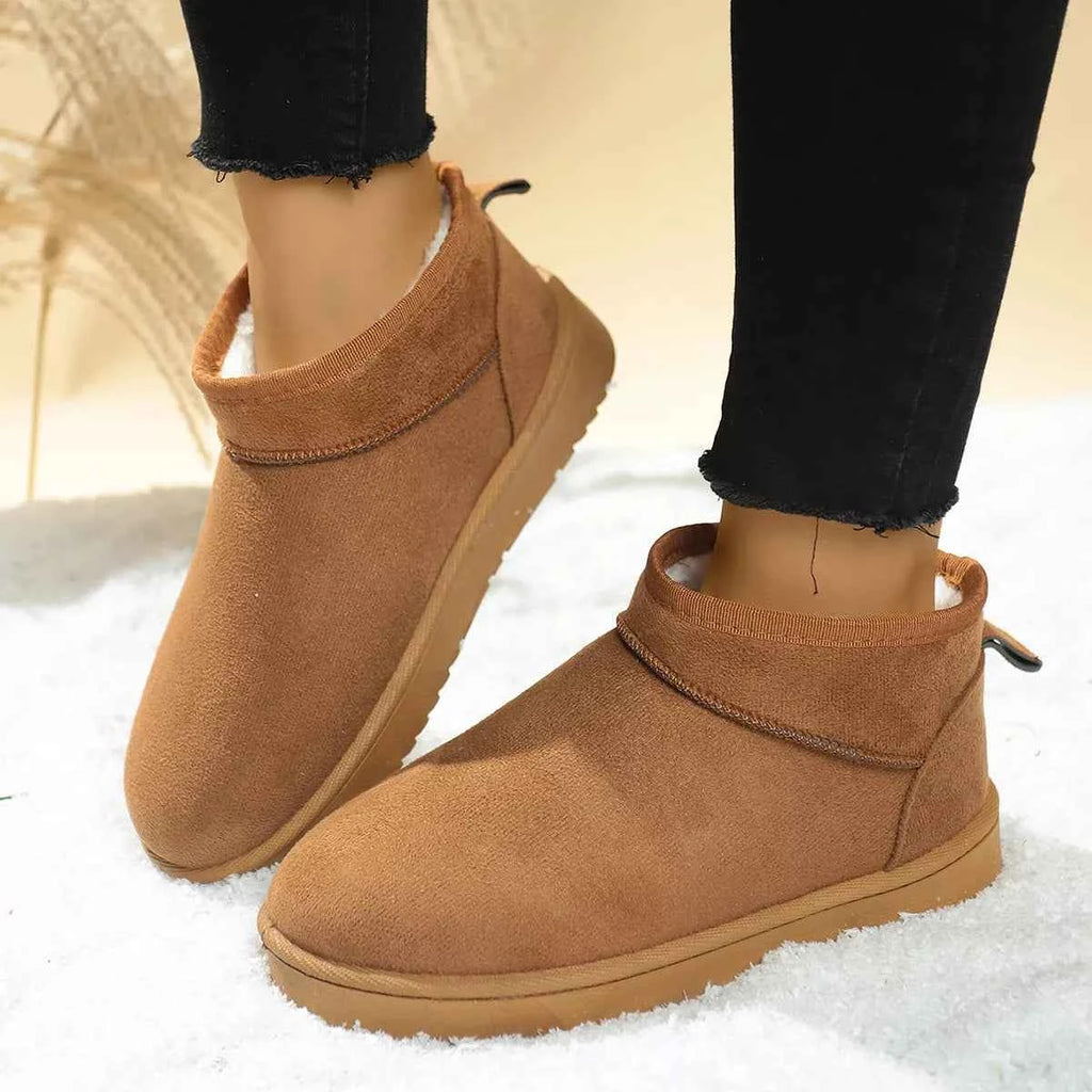 Round Toe Platform Boots