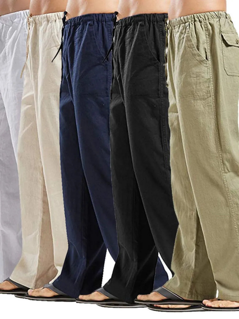 Men's Straight Leg Pants Plus Size.