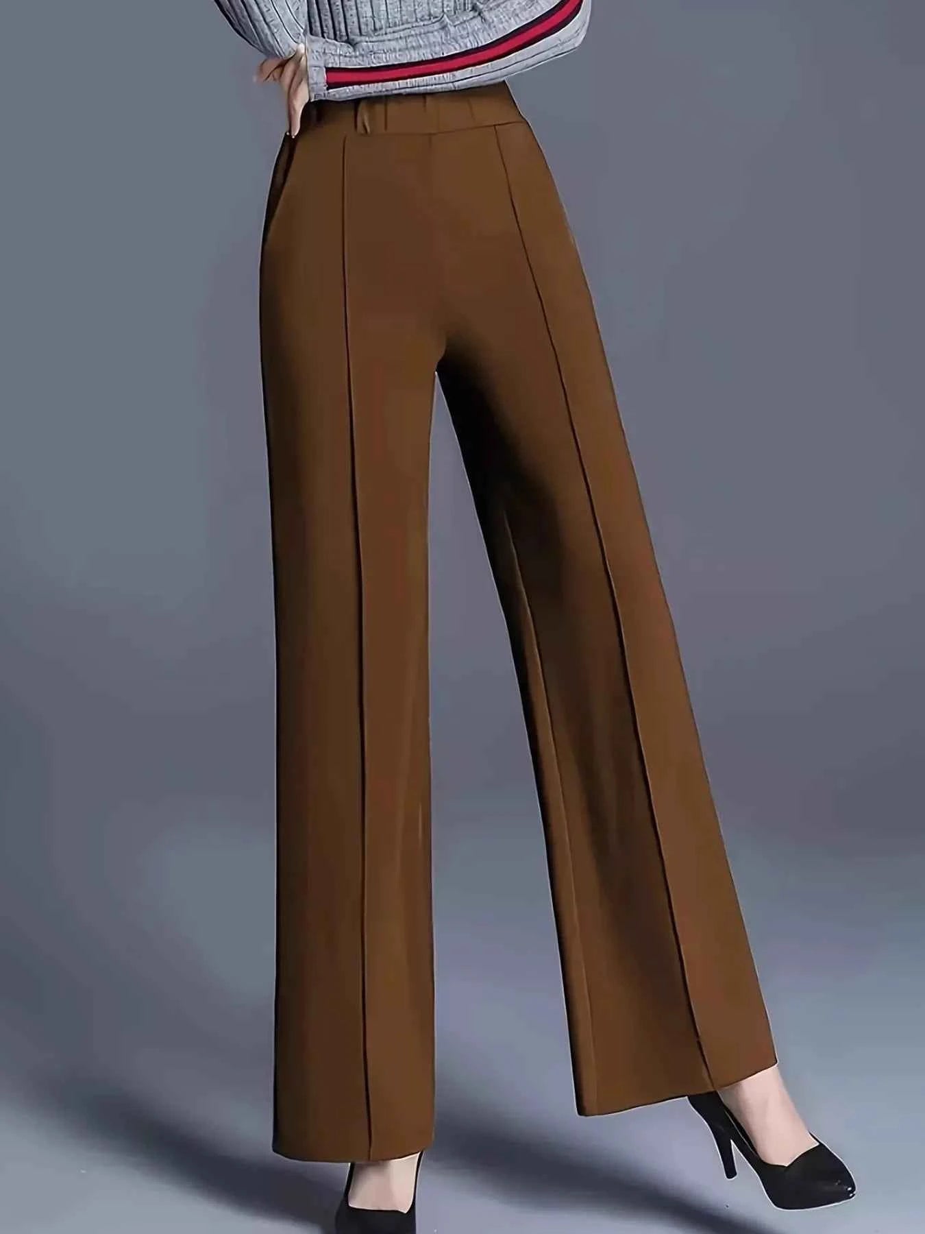 High-Waisted Wide Leg Pants