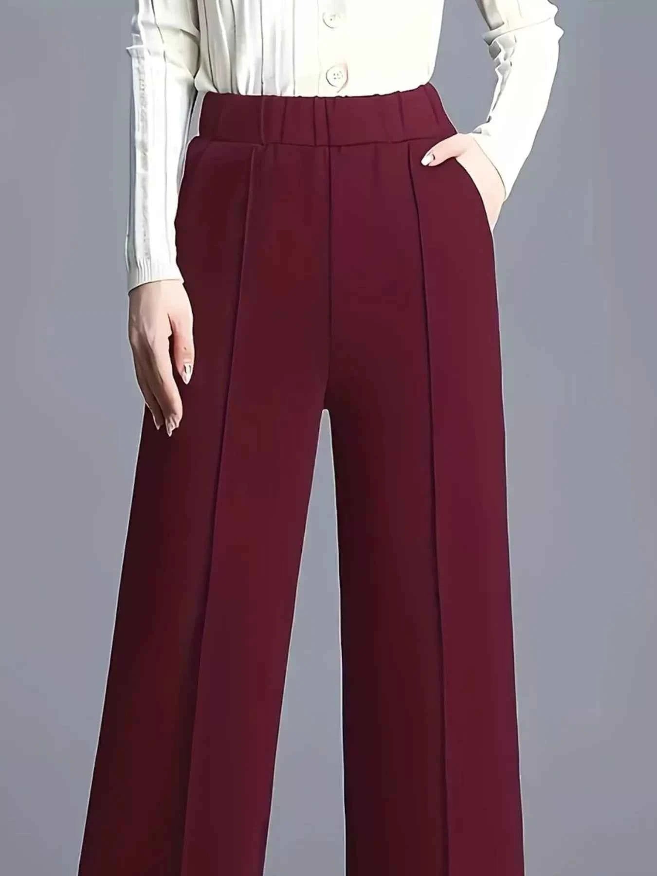 Wide Leg High Waist Pants
