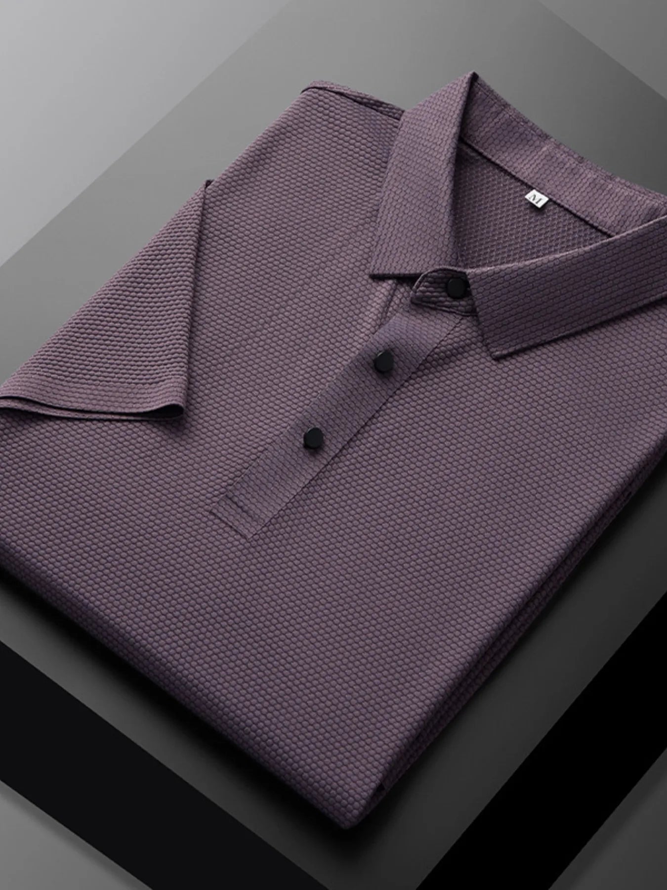 Men's Plus Size Short Sleeve Polo Shirt.