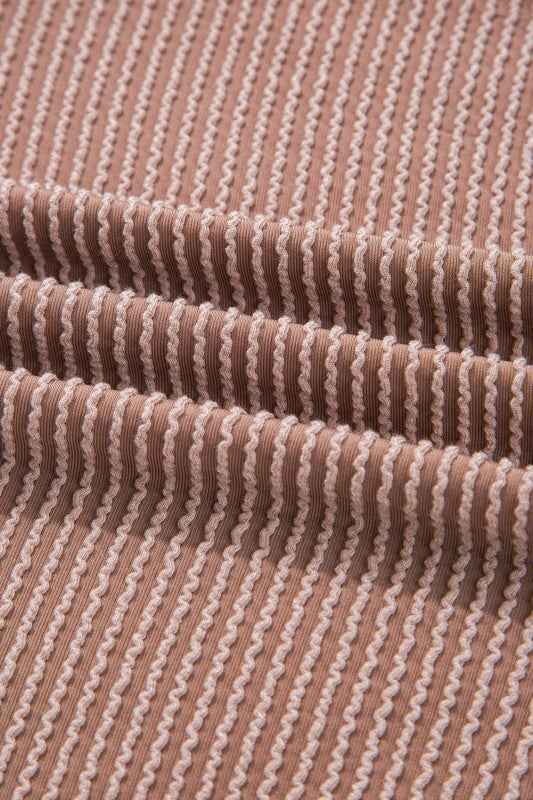 Western Leopard Corded Knit Patchwork Shacket