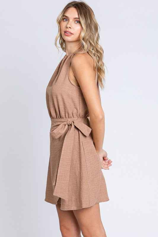 Halter Mini Dress