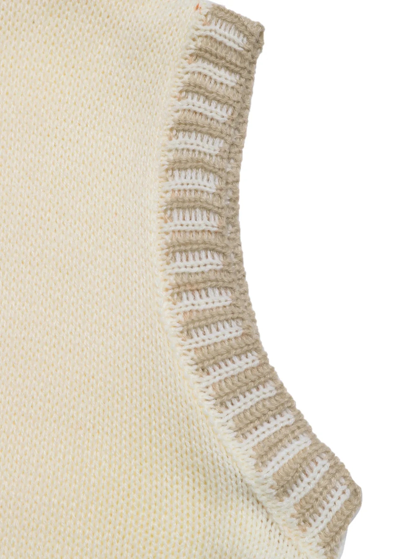 Button Up V-Neck Sweater Vest.