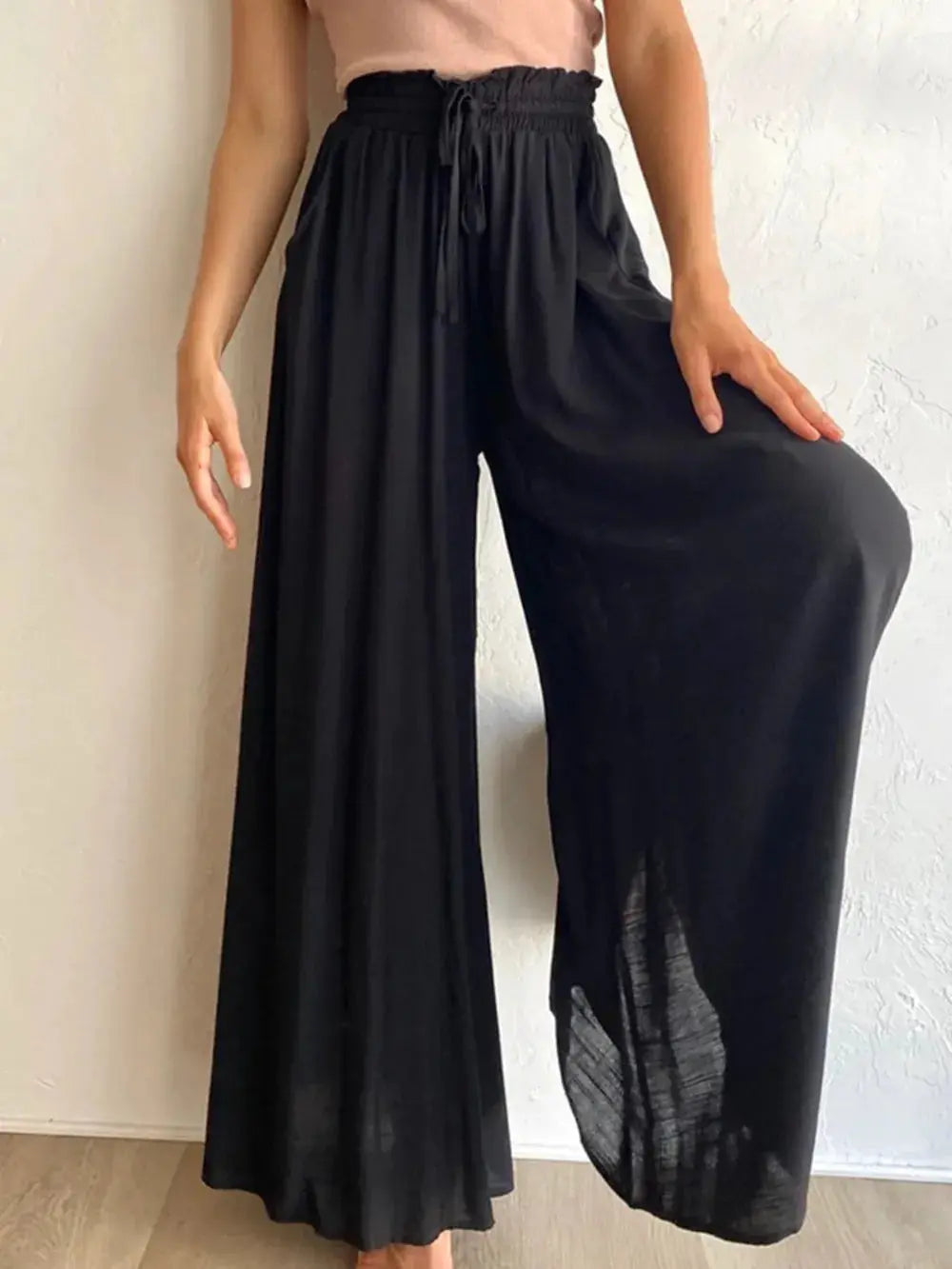 High Waist Wide Leg Pants.