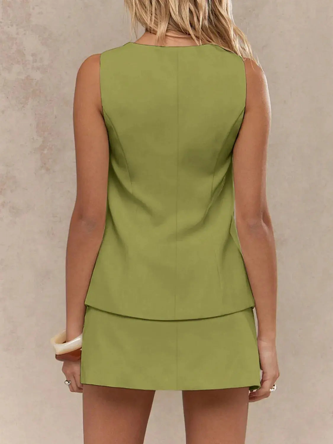 Square Neck Tank and Skirt WOMEN Set.