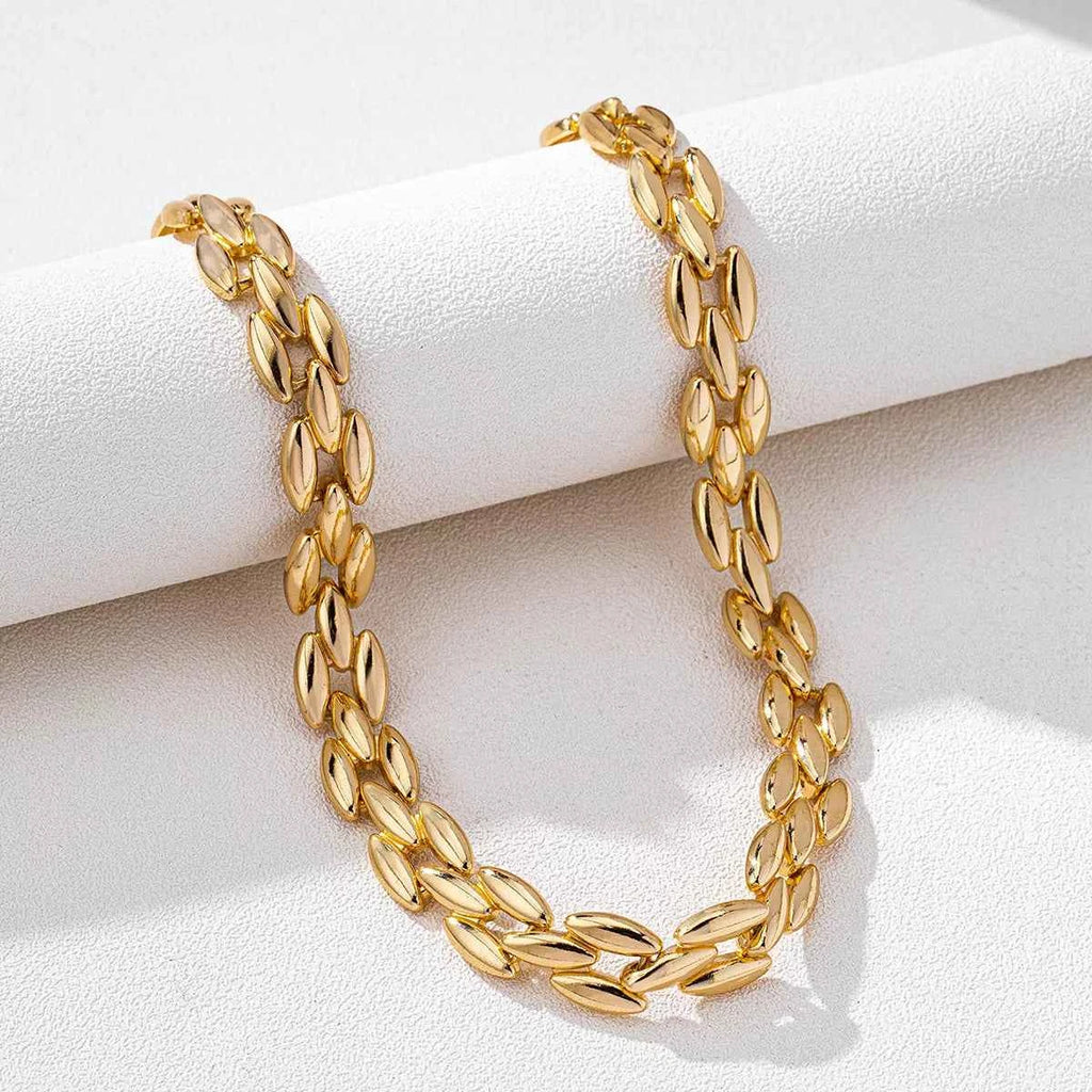 18K Gold-Plated Chunky Necklace