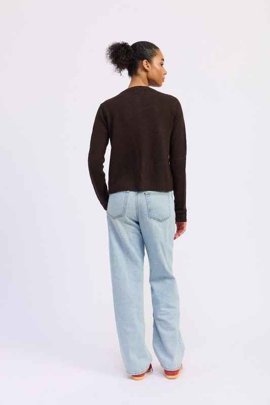 FITTED BUTTON UP CARDIGAN