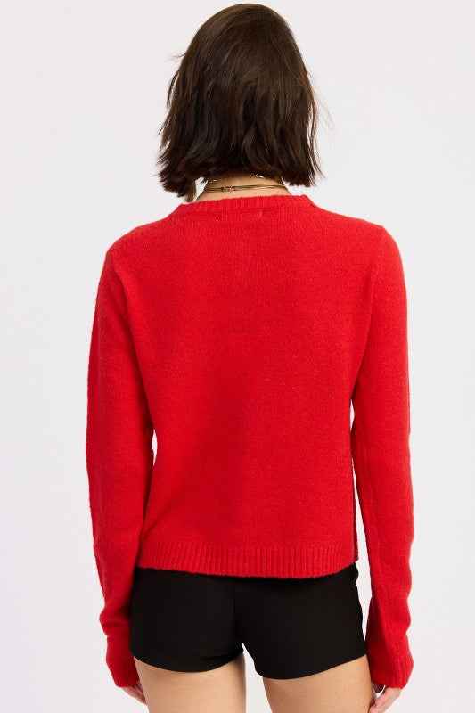 FITTED BUTTON UP CARDIGAN