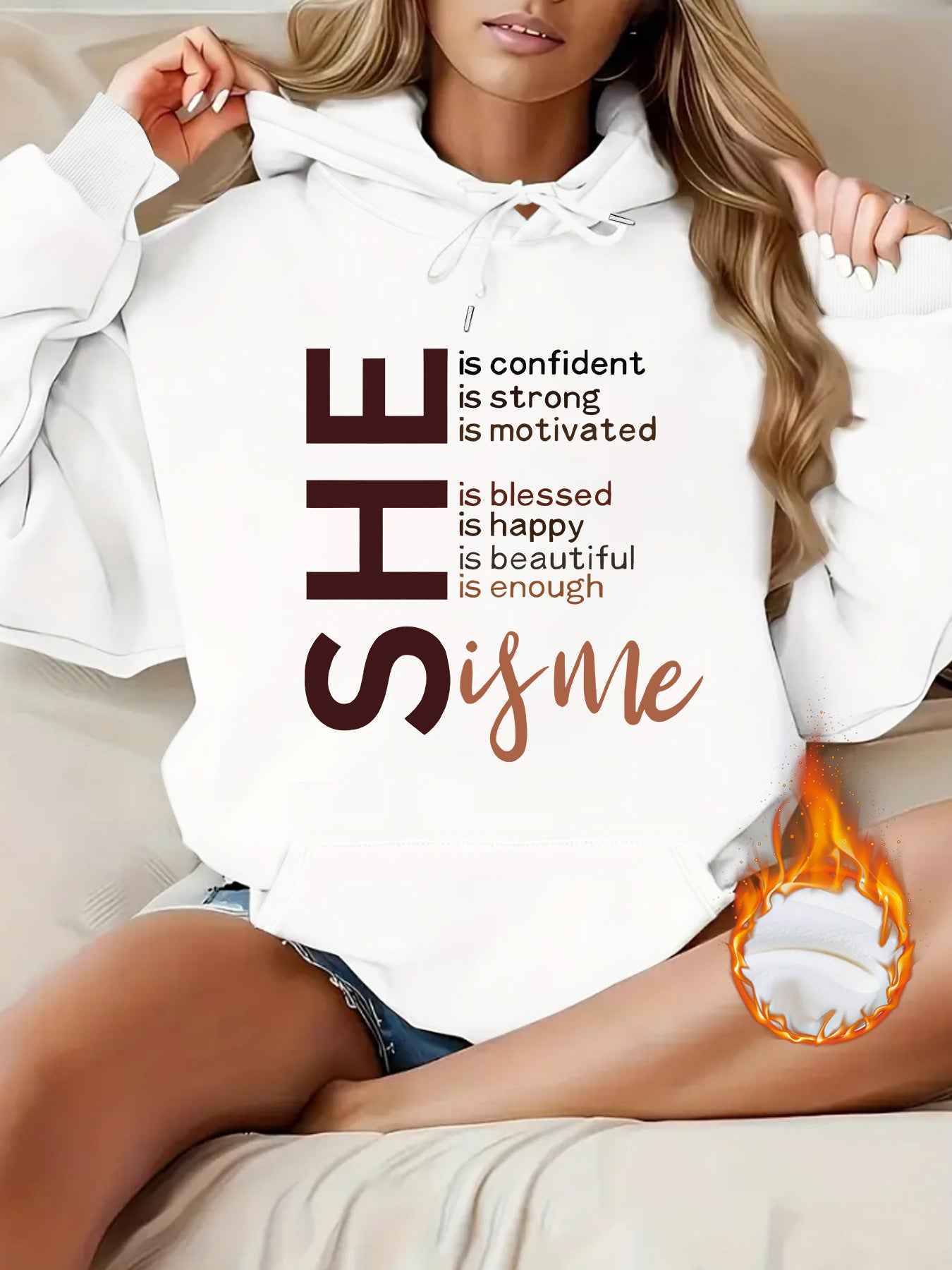 Top hoodie letter pattern