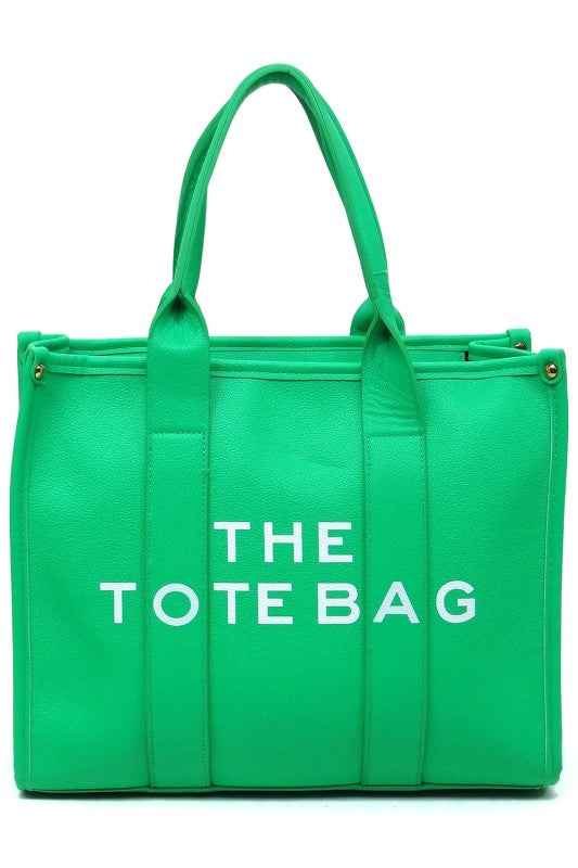 THE TOTE BAG Large Tote Satchel