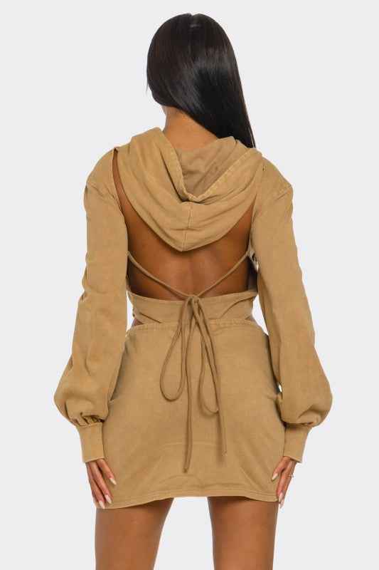 Sandstorm Flex 2-Piece Hoodie Bodysuit Set