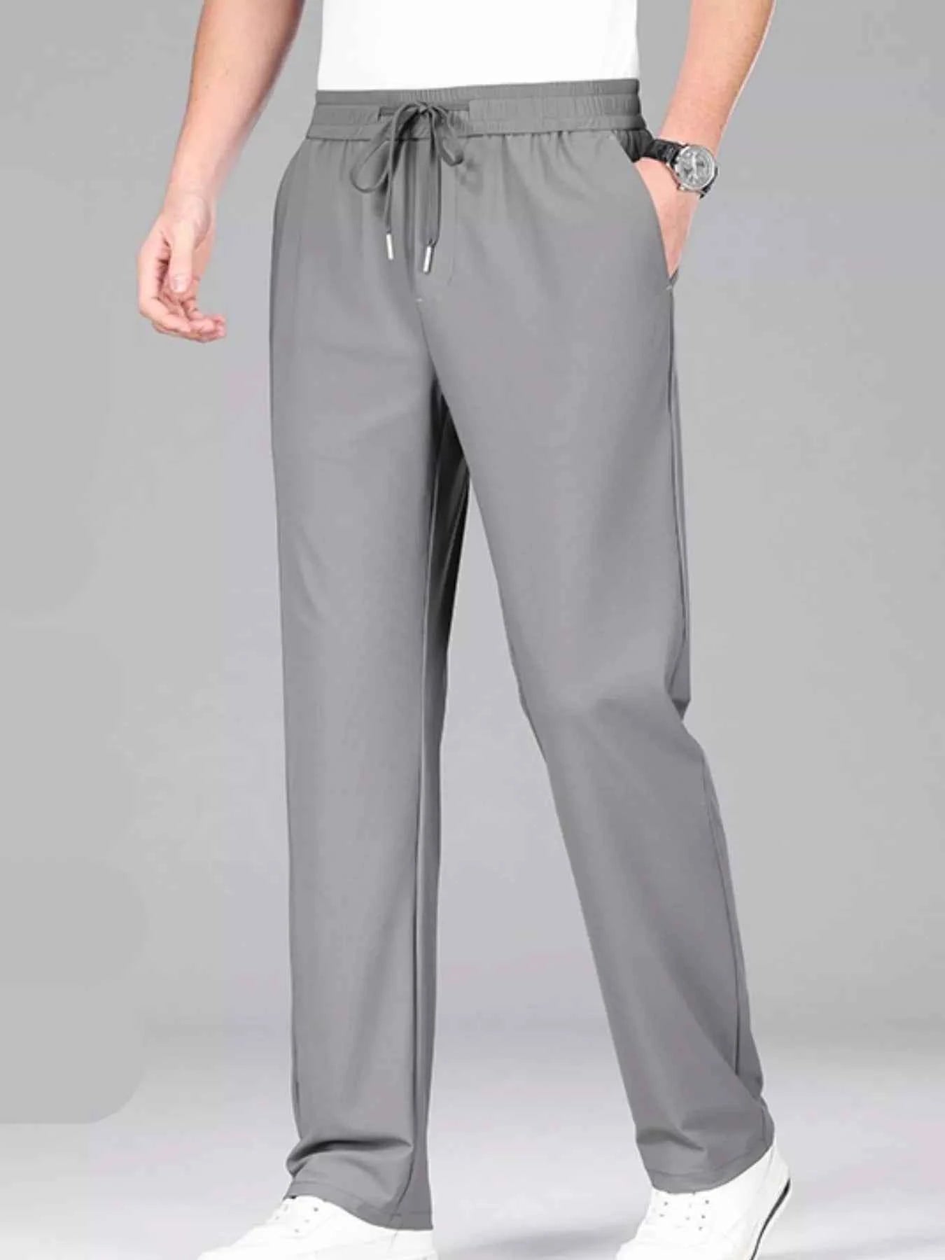 Men's Plus Size Casual Drawstring Pants