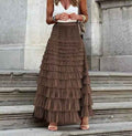 Ruffled Maxi Skirt