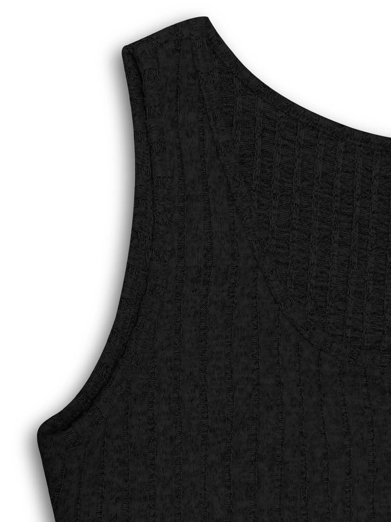 Ribbed Button Front Dress and Cardigan Sweater Set.