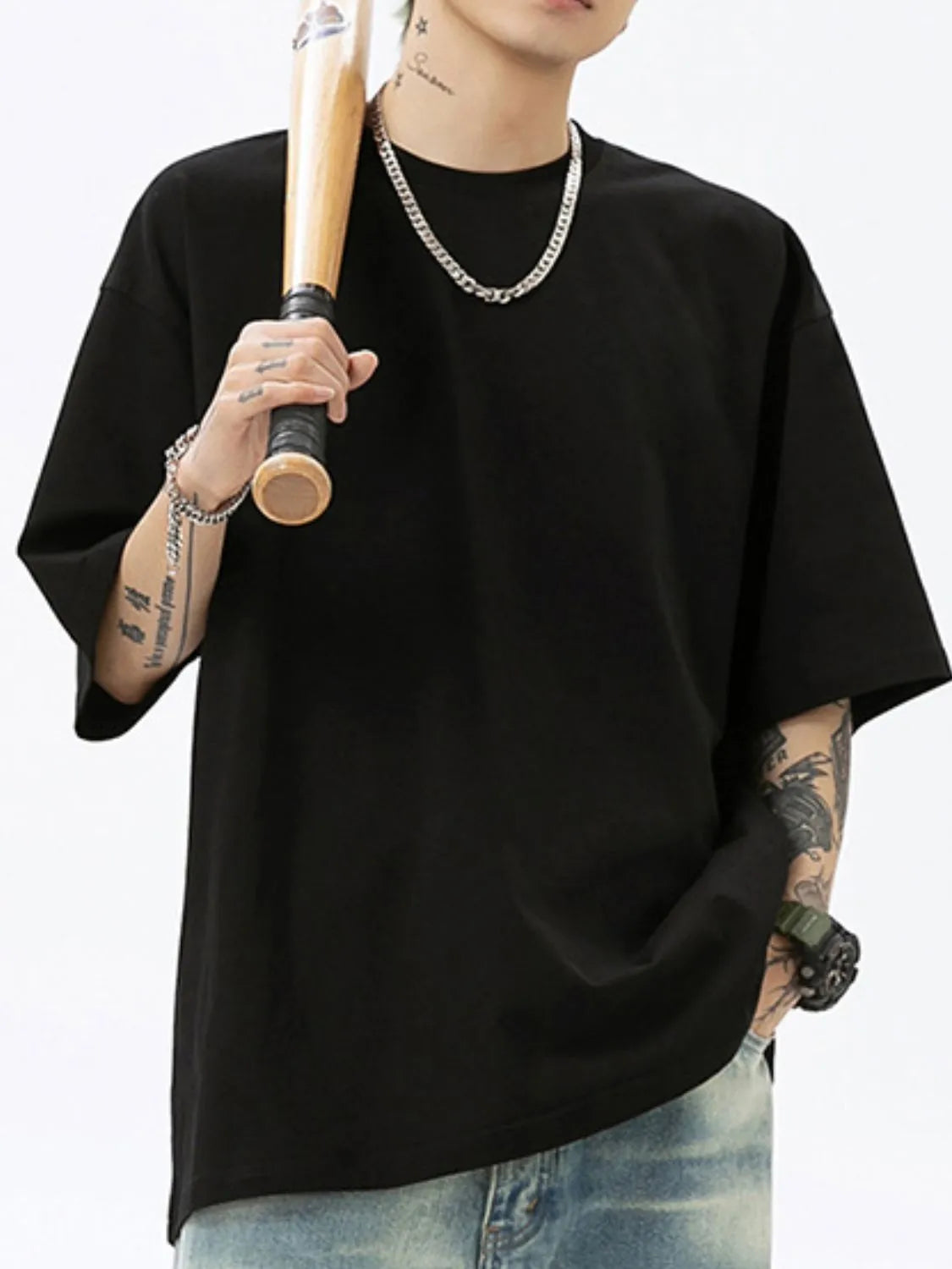 Round Neck Half Sleeve T-Shirt for men.