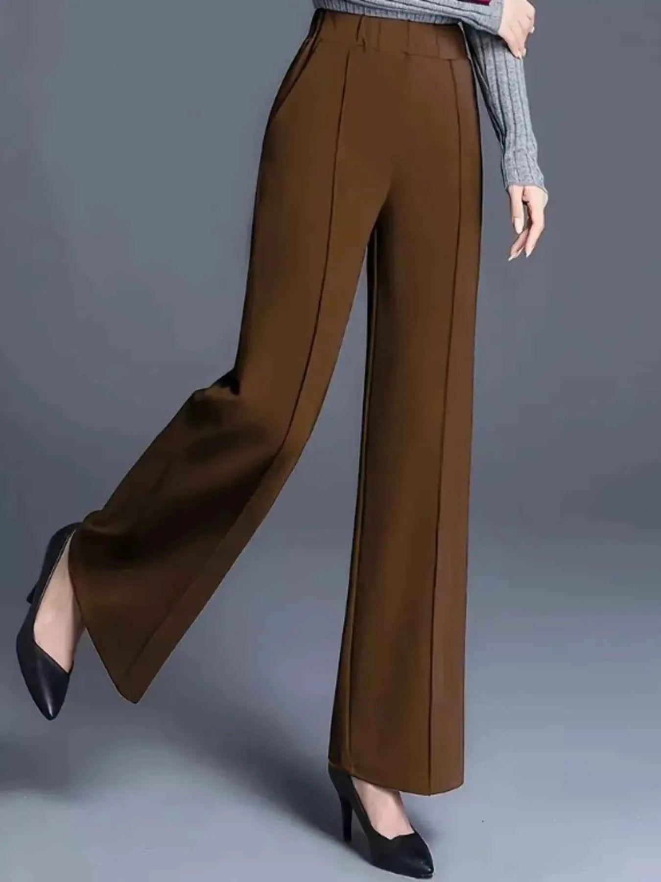Wide Leg High Waist Pants