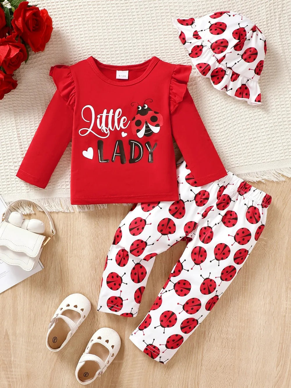 Children's Cartoon Top and Pants Set.