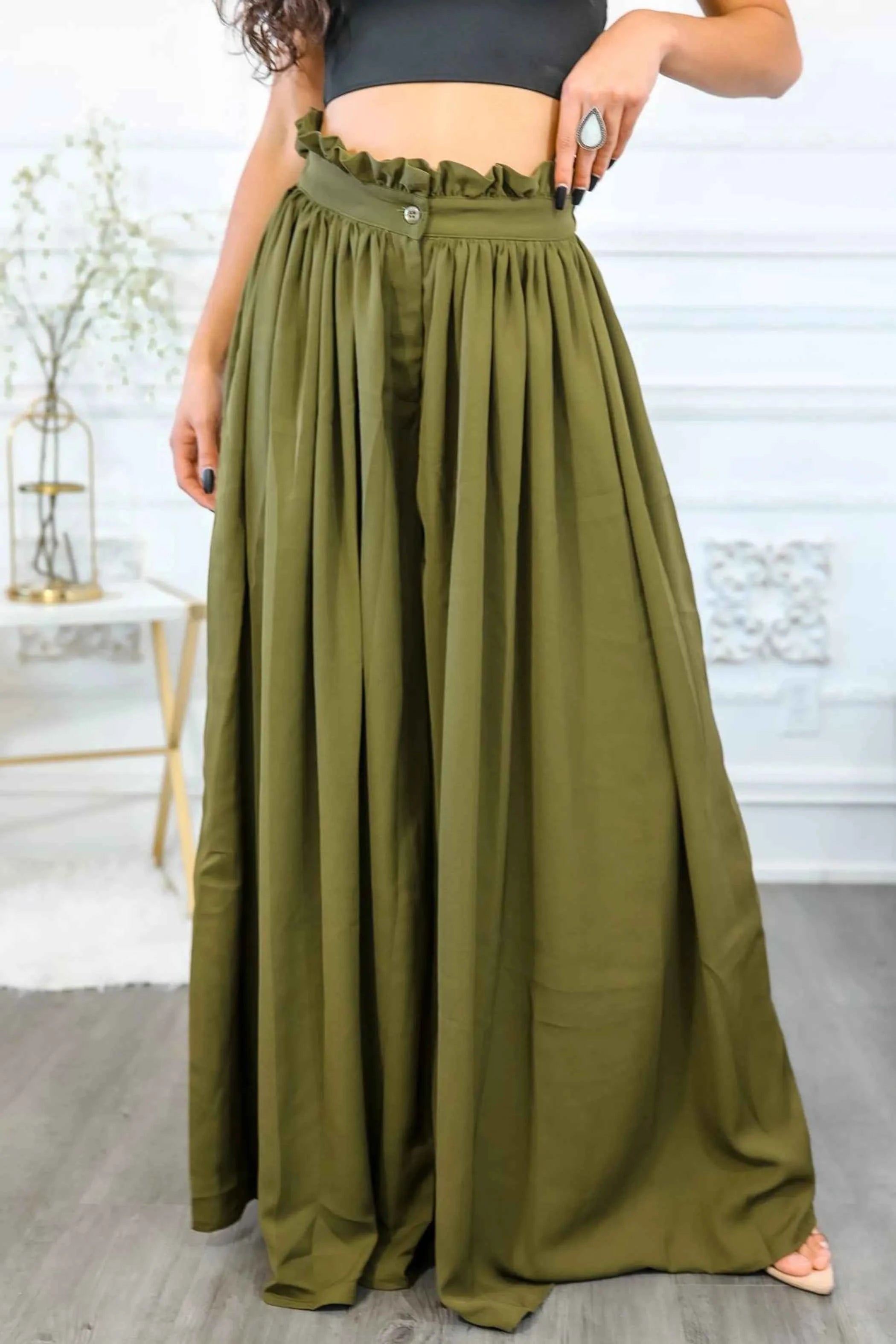 Palazzo Ruffle Dream Pants
