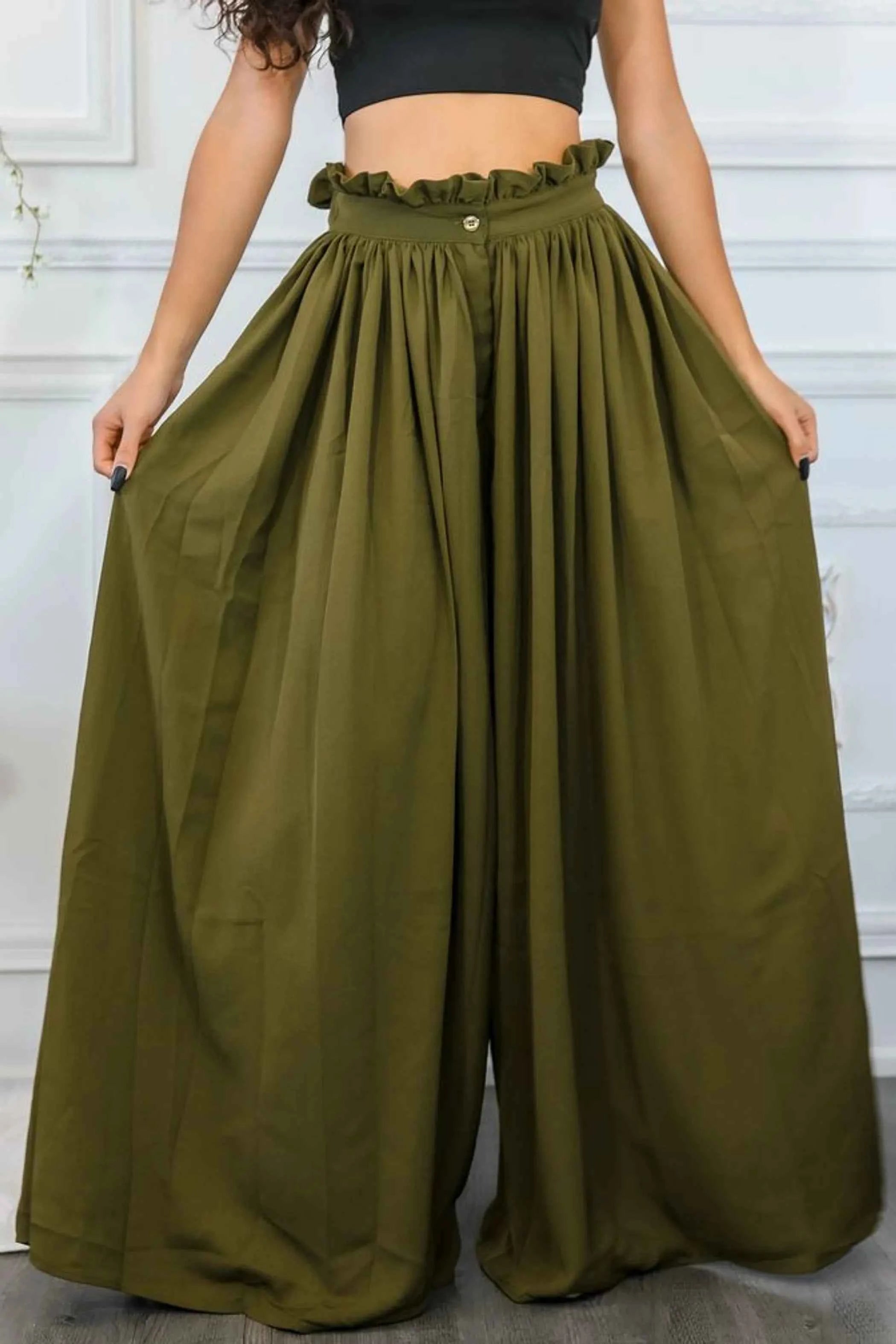 Palazzo Ruffle Dream Pants
