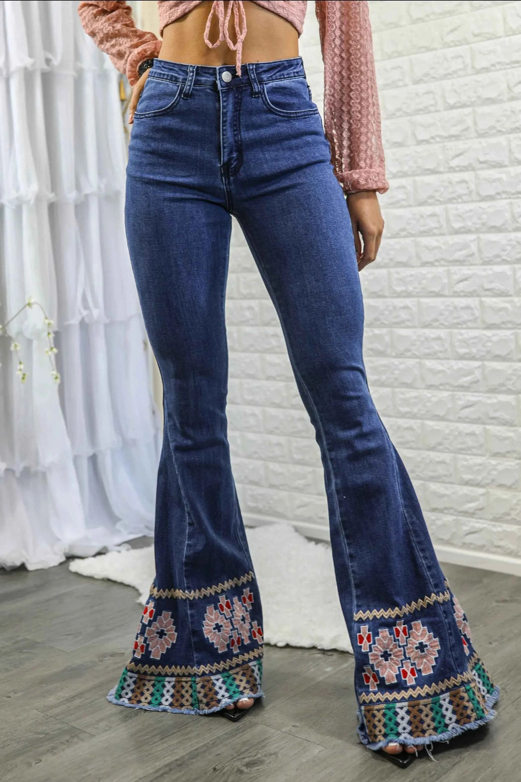 Flare it Up Bohemian Style Bell Bottom jeans.