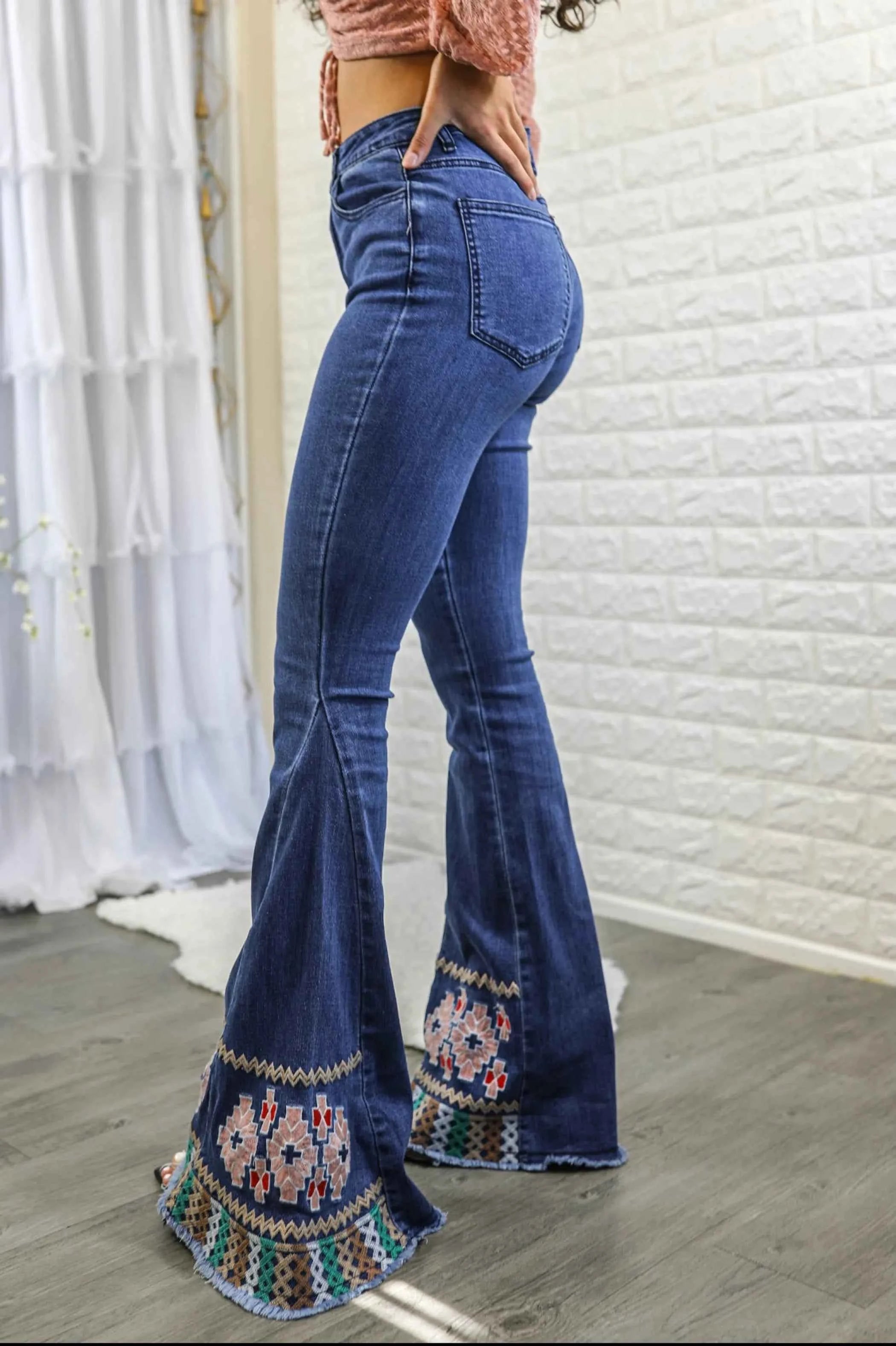 Flare it Up Bohemian Style Bell Bottom jeans.