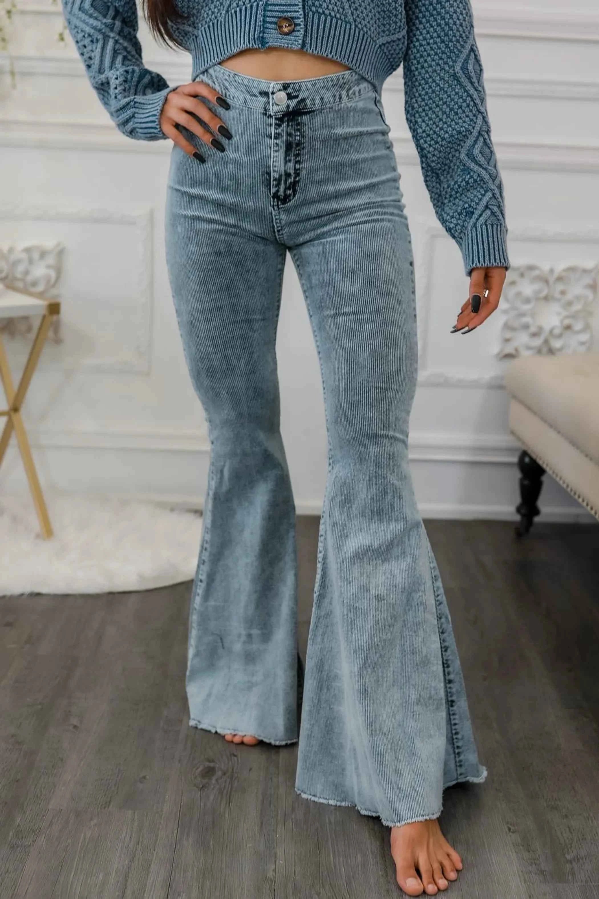 Flare Game Corduroy Bell Bottoms