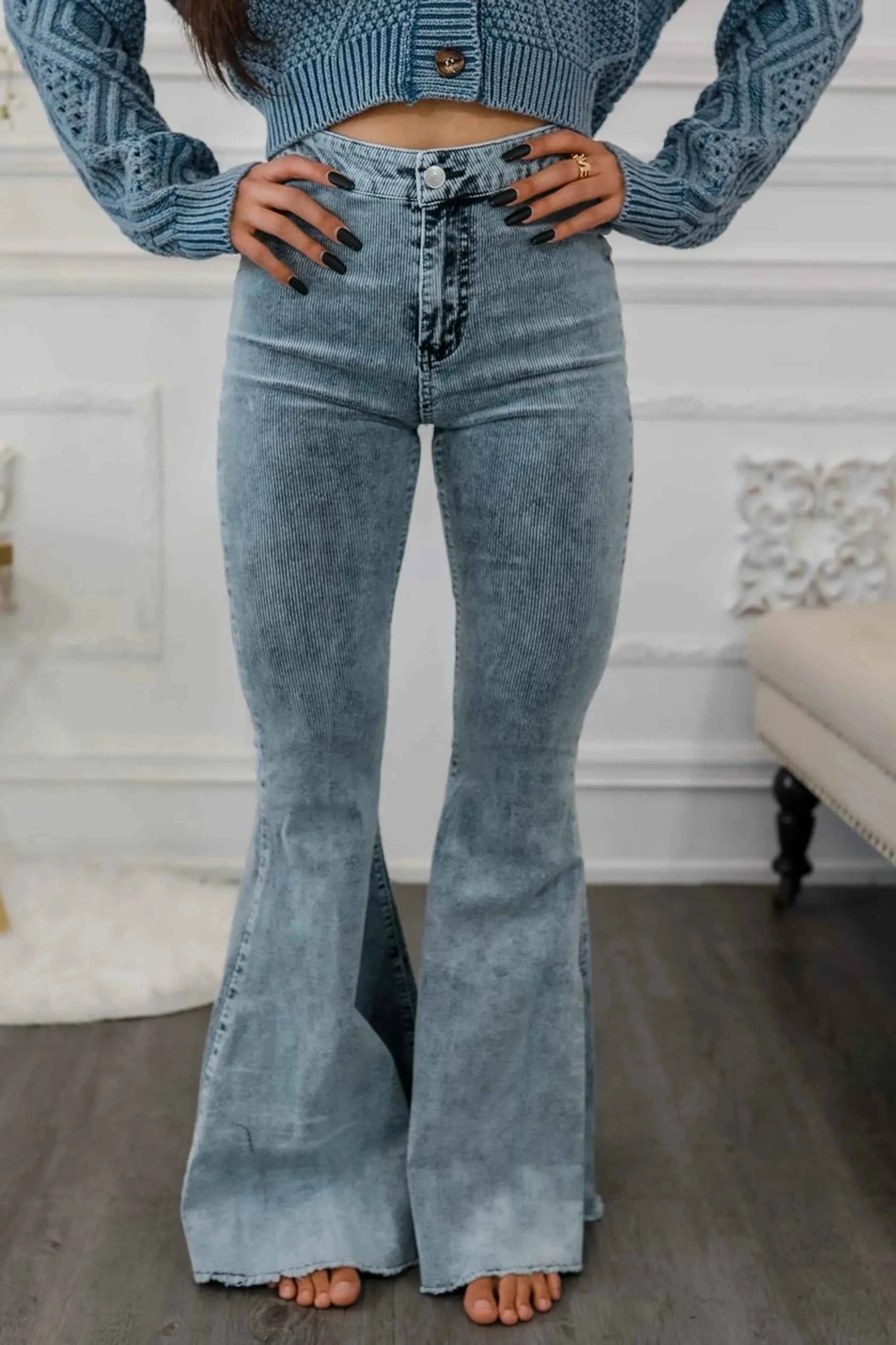 Flare Game Corduroy Bell Bottoms