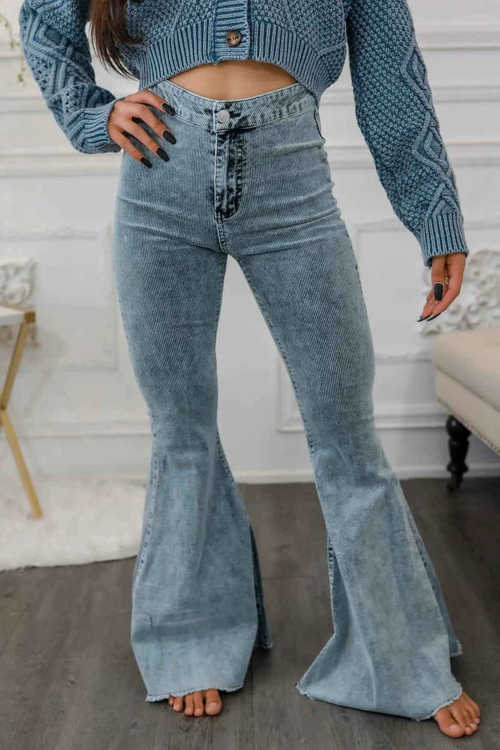 Flare Game Corduroy Bell Bottoms