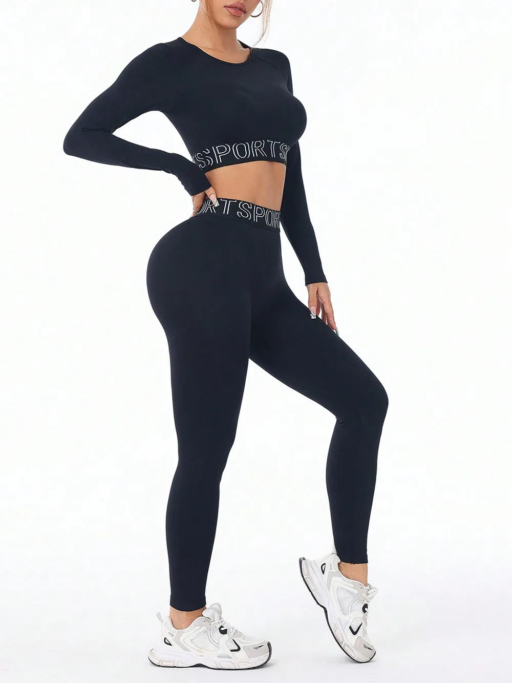 Top and Leggings Active Set.