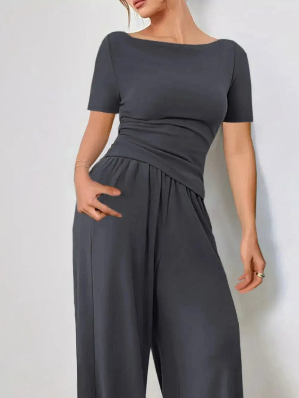 Short Sleeve T-Shirt and Pants Set.