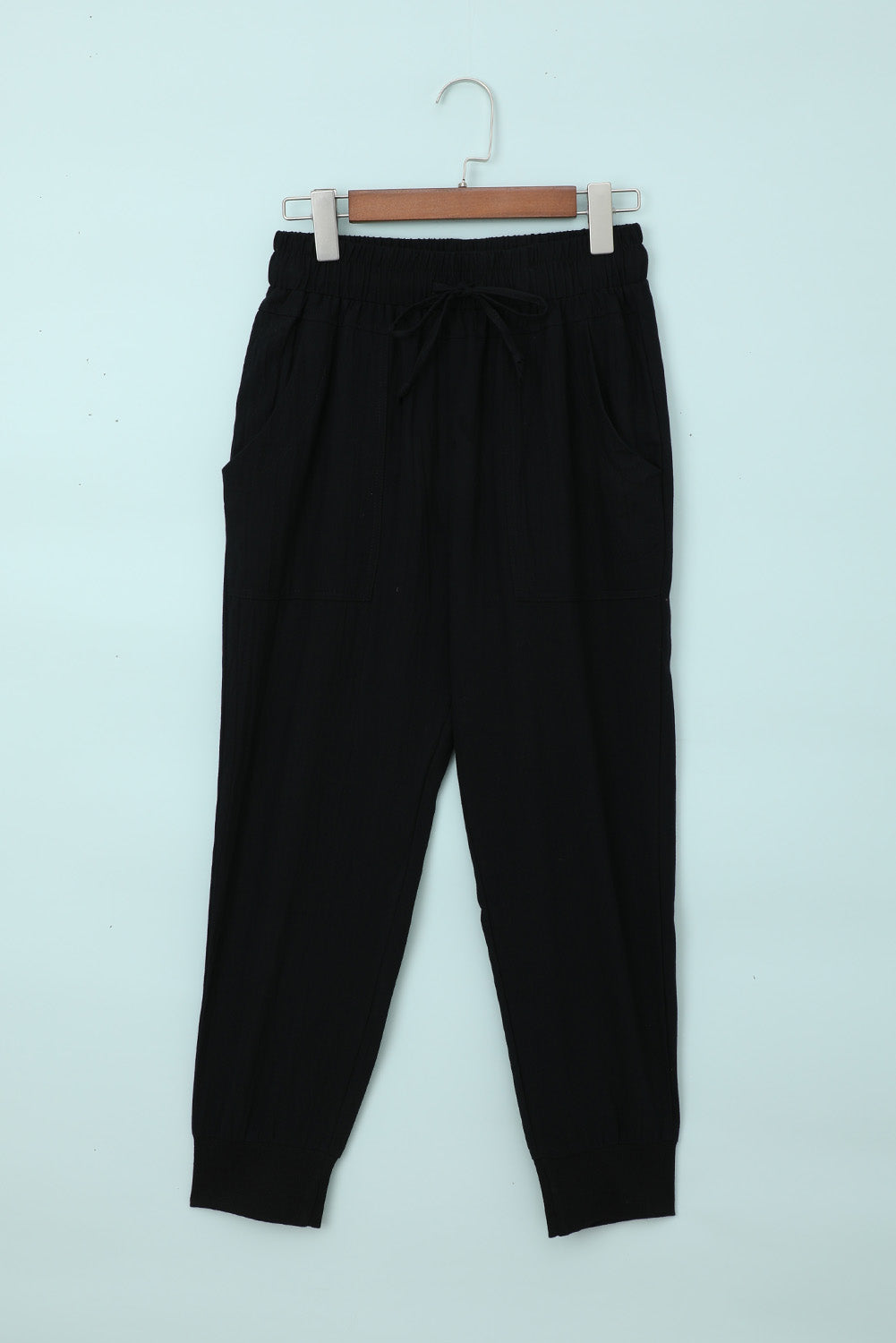 Black Causal Pockets Pants Dear-Lover Dropshipping