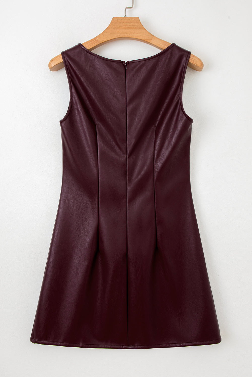 Wild Ginger Vegan Leather Sleeveless Mini Dress Dear-Lover Dropshipping