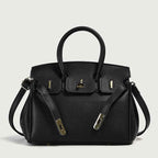 Women's Classic PU Leather Top Handle Tote Bag — Vegan Luxury Handbag
