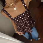Wave point camisole vest for women eprolo