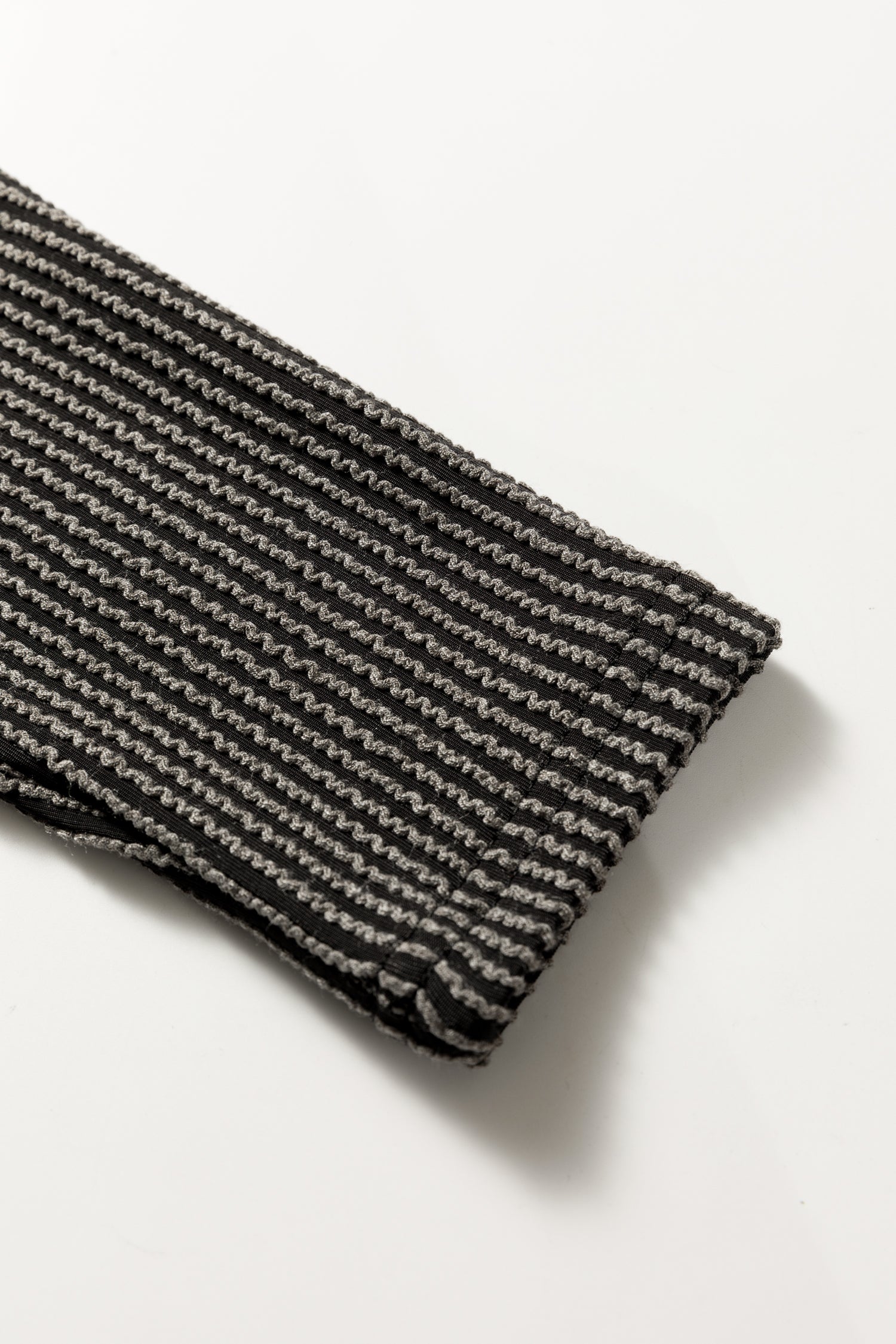 Carbon Grey Twisted Ribbed Dolman Long Sleeve Top