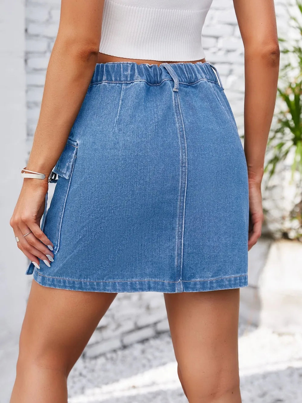 Denim Skirt.