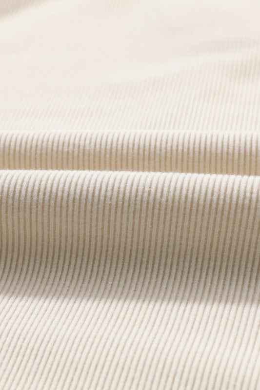 Solid Collared Pullover and Pants Set