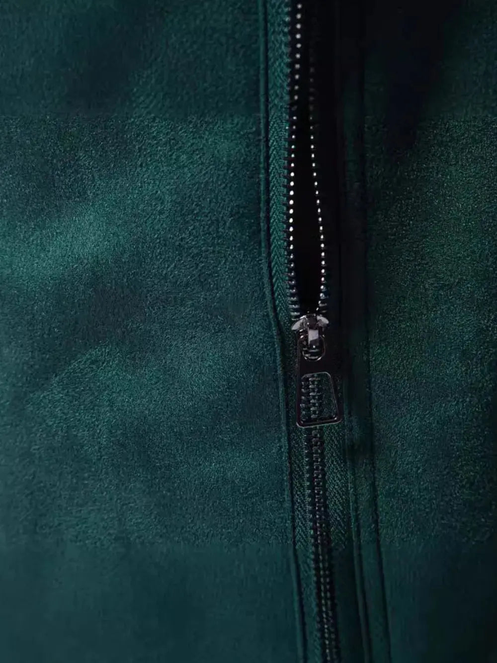 Men's Zip Up Long Sleeve Biker Jacket.