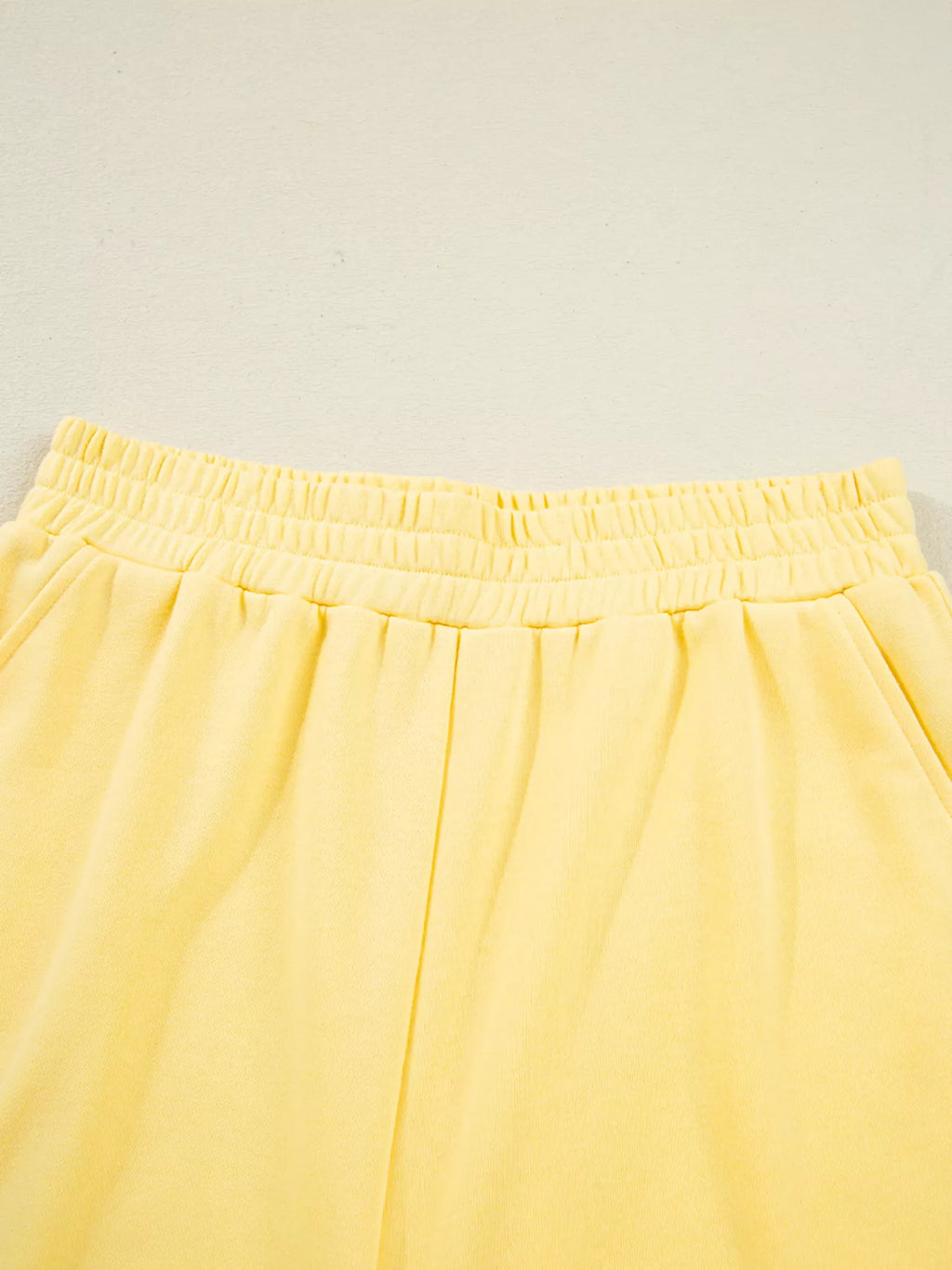 Color Block Patchwork Half Button Top and Shorts 2pcs Set.