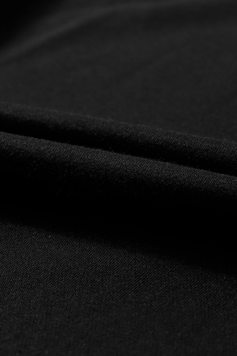 Black Solid Color Puff Sleeve Ruffle Hem Mini Dress Dear-Lover Dropshipping