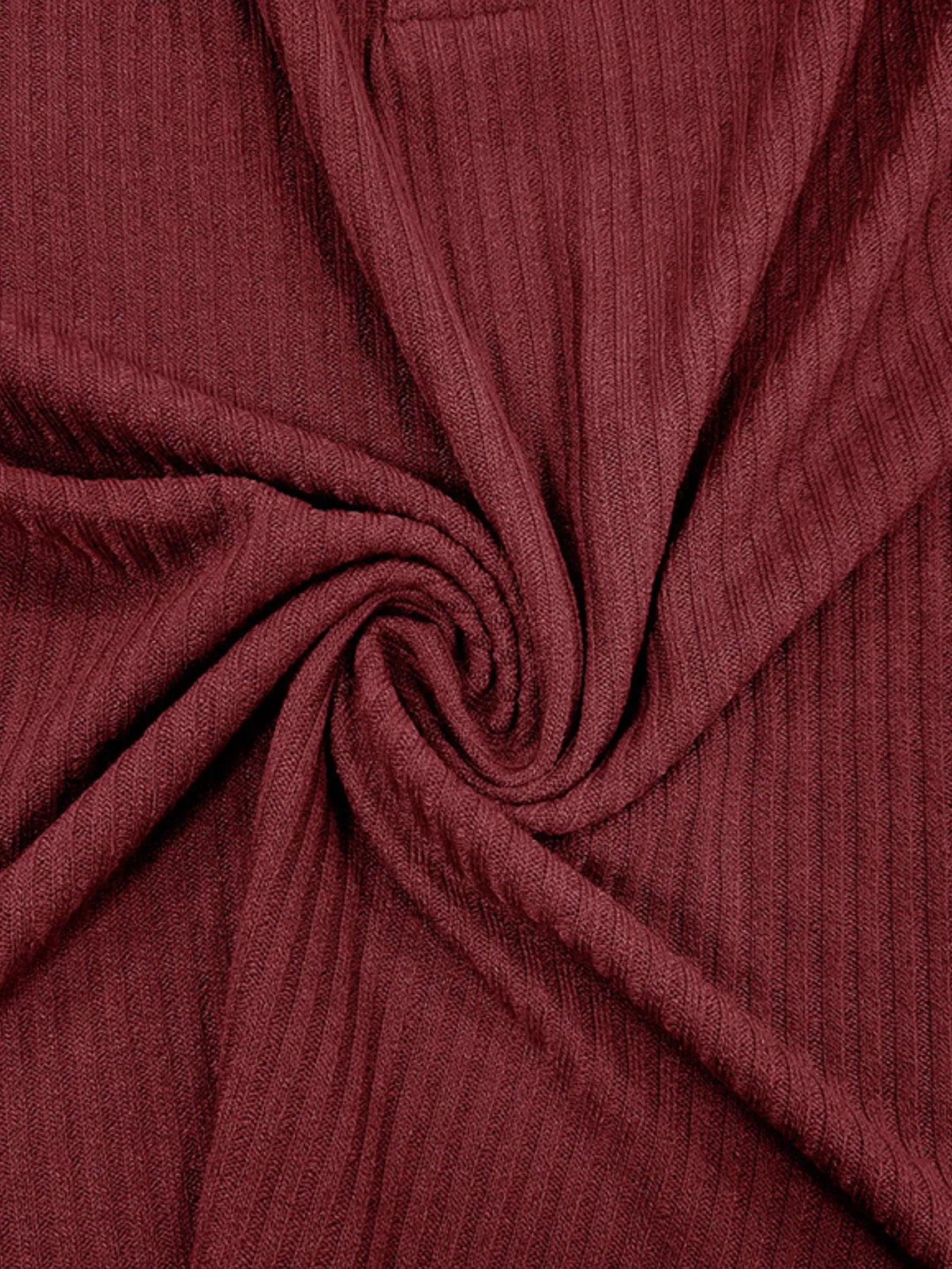 Men's Ribbed Knit Long Sleeve Polo.