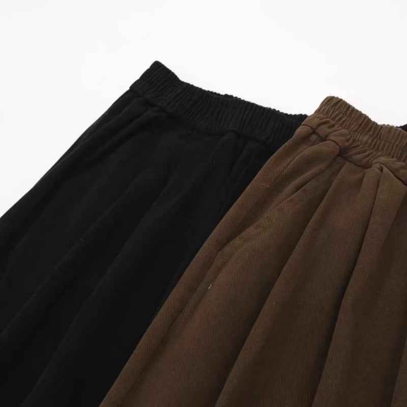Linen Wide Leg Pants for Women, Plus Size Casual Versatile Slimming Trousers