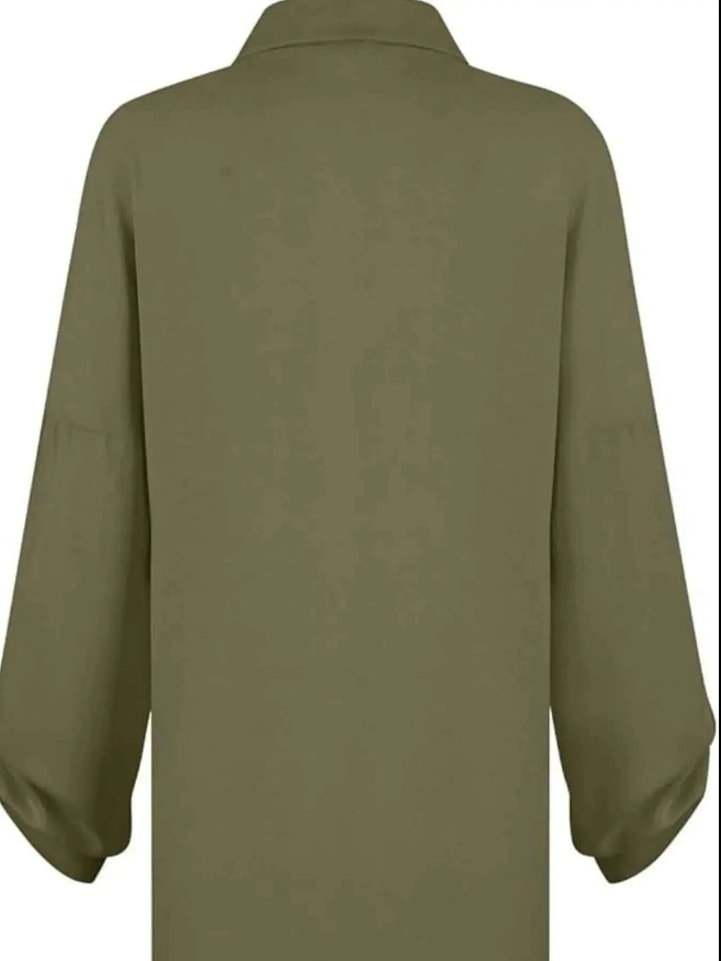 Button Down Long Sleeve Shirt Dress.