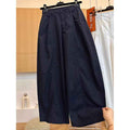 Versatile Preppy-style Ankle-length Casual Pants With An Easygoing Vibe