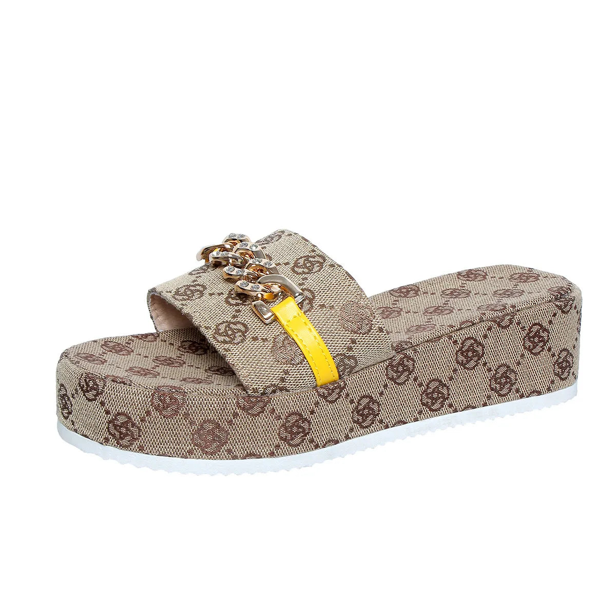 Open Toe Platform Sandals.