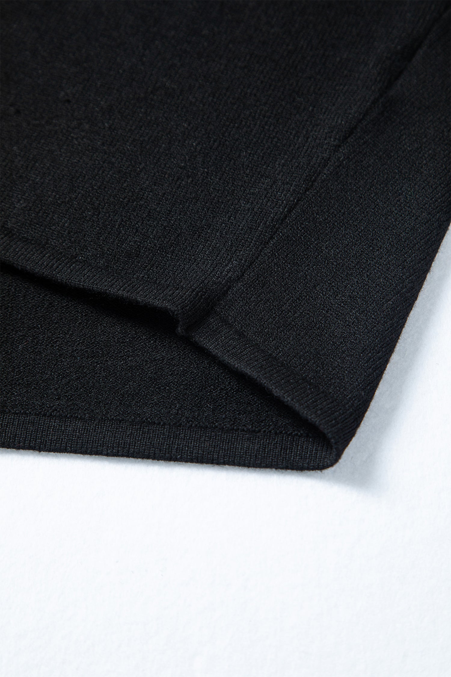 Black Asymmetric Neck Batwing Sleeve Shift Mini Sweater Dress Dear-Lover Dropshipping