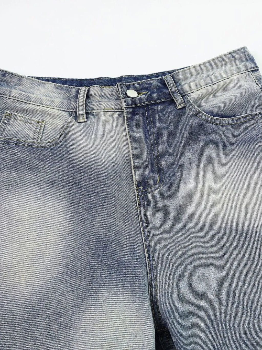 Men's Wide Leg Denim Jeans.
