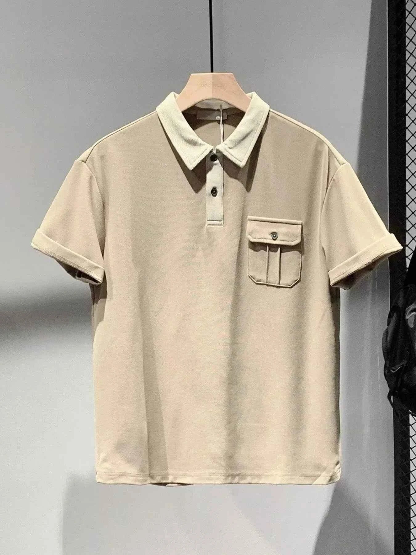 Men's Button Detail Short Sleeve Polo